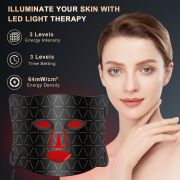 Lovsheme LED Face Mask – Professional Grade Skincare at Home – FDA Approved Red Light Therapy Mask for Acne, Wrinkles, and Skin Rejuvenation – 3 Light Modes – Remote Control – Includes Eye Protection